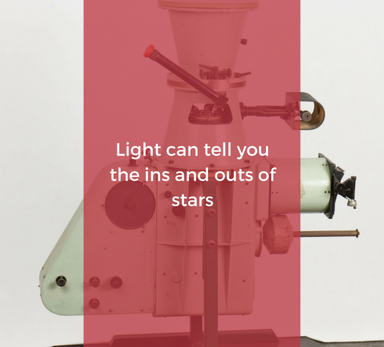 Light can tell you the ins and outs of stars